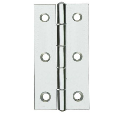 Cerniere 2 ali strette forate acciaio inox ALDEGHI 120IN - mm 40