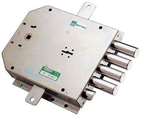 Serratura Mottura 50.555 doppia mappa chiusura triplice - mano DX