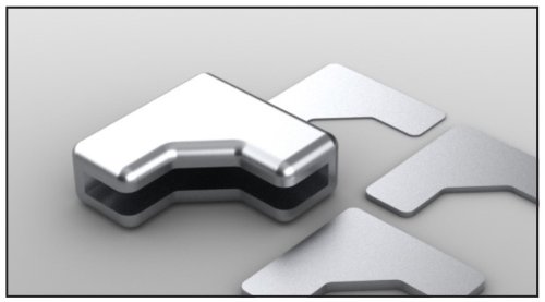 Giunzione paraspigolo per lastre policarbonato 6000NS-PAR