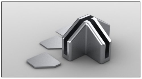 Giunzione a T per lastre policarbonato 6000NS-T