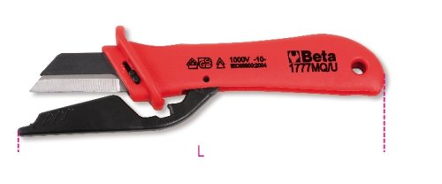 Coltello spellacavi isolato 1000V BETA 1777MQ/U