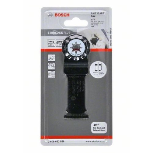 Lama Starlock taglio legno e metalli Bosch PAIZ 32 APB
