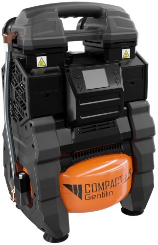 Compressore aria 5 litri bicilindrico a secco Gentilin DC100/05 - 230V/18V