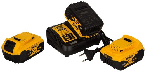 Caricabatterie Dewat DCB115P3-QW + 3 batterie 18V 5Ah