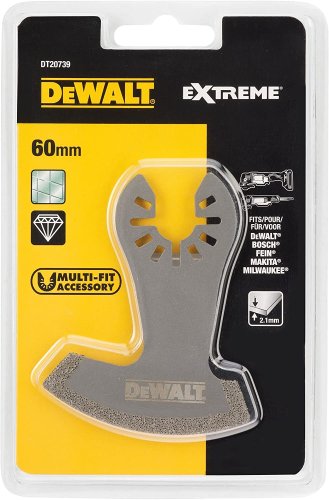 Dewalt DT20739-QZ lama diamantata taglio piastrelle per utensili multifunzione