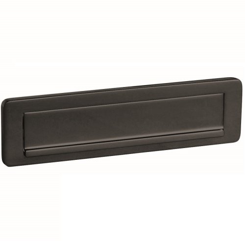 Placca bucalettere Silmec 10-660.84 in ottone verniciato grigio ferro