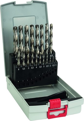 Serie 19 punte trapano Bosch Hss-G Din338 ø mm 1-10