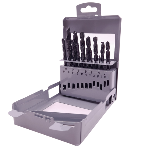 Serie 19 punte trapano Hss-G (1-10 mm) Krino 01068401