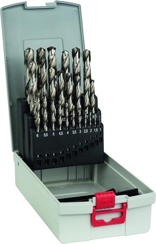 Serie 25 punte trapano Bosch Hss-G Din 338 mm 1-13