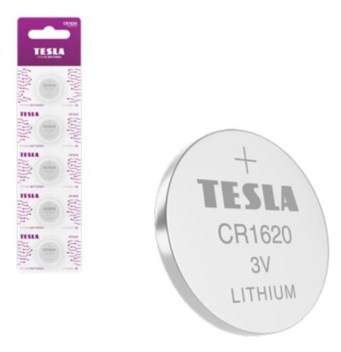 Batterie a bottone 3V TESLA CR1620 LITIO (5 pezzi)