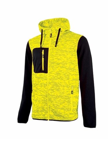 UPOWER felpa full zip RAINBOW EY174YF giallo - taglia S