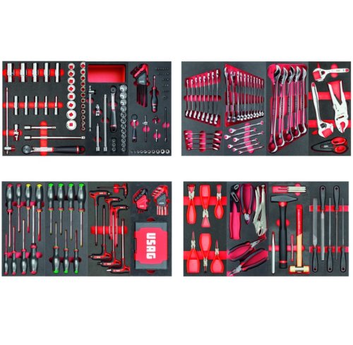 Carrello portautensili Usag 519 RS6/4MM assortimento manutenzione 300PZ
