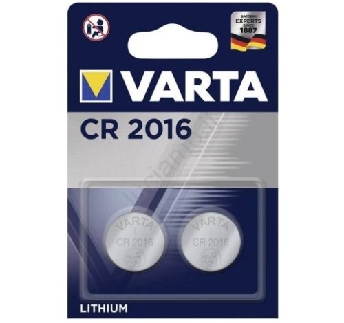 Batterie al litio a bottone VARTA CR2016 3V (2 pezzi)