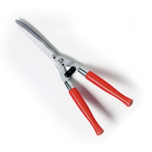 Forbice da siepi Ausonia lame ondulate manici legno cm 55