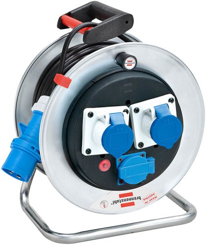 Avvolgicavo elettrico prolunga CEE IP44 33m 3x2,5mm