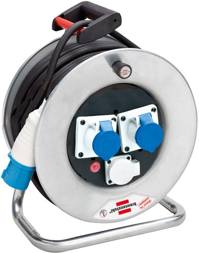 Avvolgicavo elettrico prolunga CEE IP44 50m 3x2,5mm