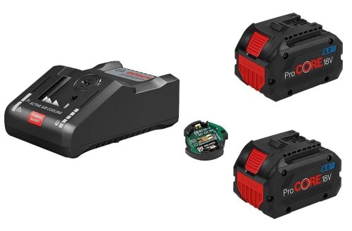 Caricabatterie Bosch GAL 18V-160 C + GCY 42 + 2 batterie 18V-8Ah