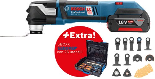 Utensile Multifunzione Bosch GOP 18 V-28 senza batterie
