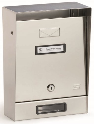 Cassetta postale bifacciale acciaio inox per recinzioni Silmec 10-009.25