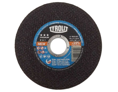 Disco TYROLIT 2in1 Premium taglio metalli ø mm 115x1,6x22,2