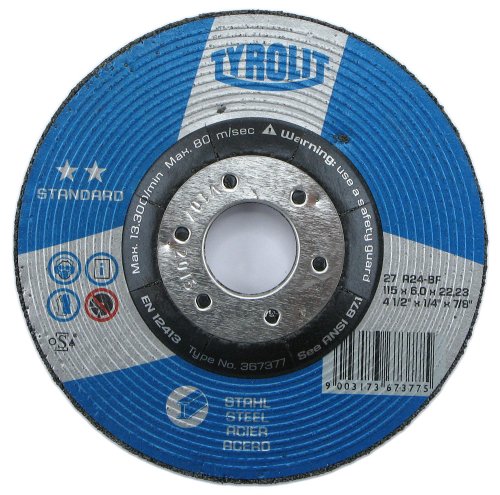Disco sgrossatura e sbavatura metalli Tyrolit Standard ø mm 115x6x22,2