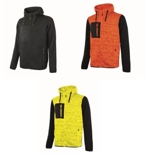 UPOWER felpa full zip RAINBOW EY174YF giallo - taglia S