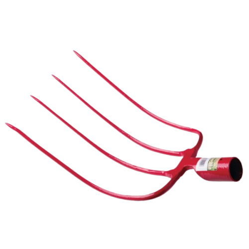 Forca Ausonia in acciaio per fieno a 4 denti