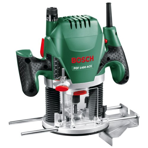 Fresatrice verticale Bosch POF 1400 ACE + 6 frese