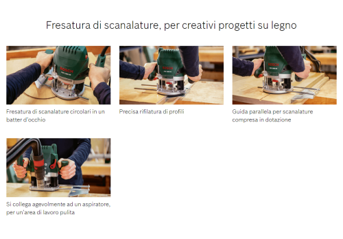 Fresatrice verticale Bosch POF 1200 ACE