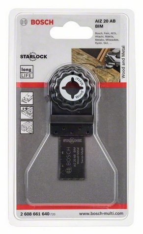 Lama per tagli dal pieno Bosch BIM AIZ 20 AB