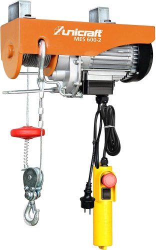 Mini argano elettrico UNICRAFT MES 600-2 - PORTATA 300/600 Kg