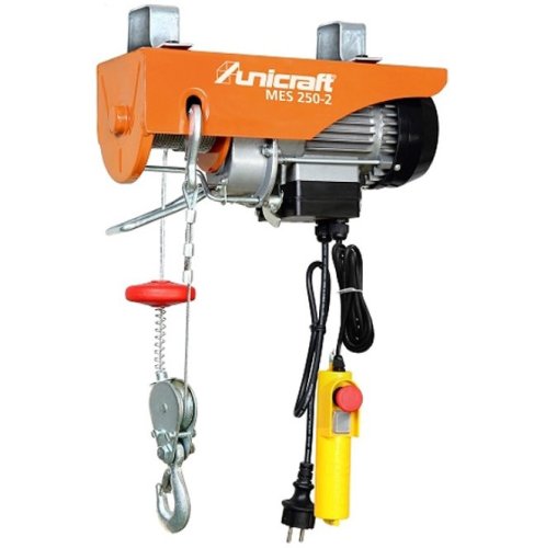 Mini argano elettrico UNICRAFT MES 250-2 - PORTATA 125/250KG