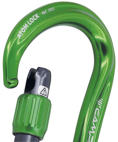 Moschettone di sicurezza HMS ATOM LOCK - Camp 2921 - colore verde