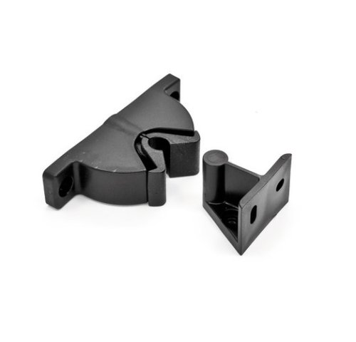 Pinza fermaporta grande in poliammide nero Esinplast 2605.001