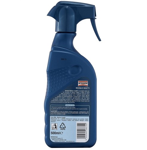 Rimuovi resina e insetti Arexons cura auto 500ml