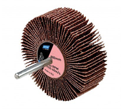 Ruote lamellari con gambo Norton BDX - Gr 120 - ø mm 30x15