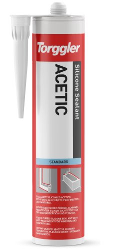 Cartuccia silicone sigillante Torggler acetico bianco ml280