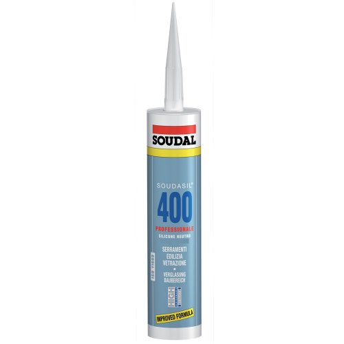 Silicone Soudasil 400 neutro 310 ml  - colore bianco