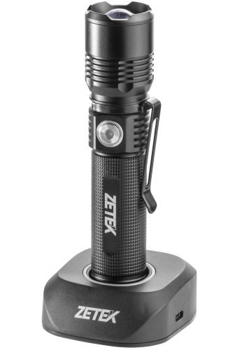 Torcia lampada led ricaricabile usb ZETEK KTL200