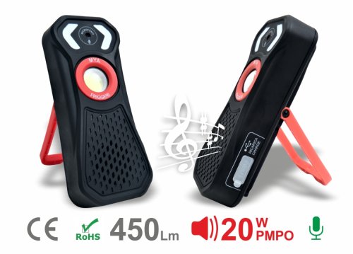 Lampada faretto LED funzione Vivavoce Bluetooth Friggeri MYA