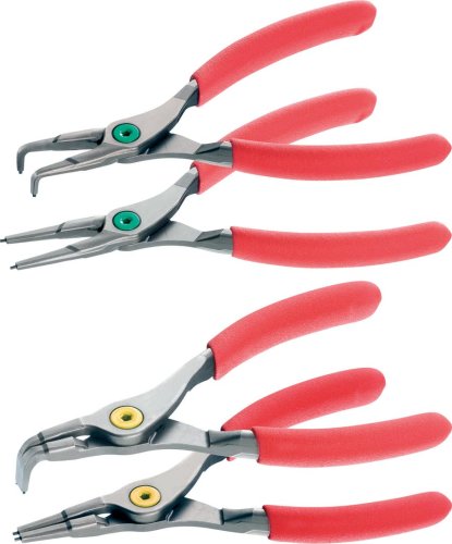 Serie di 4 pinze per anelli elastici USAG 127 N/SE4S