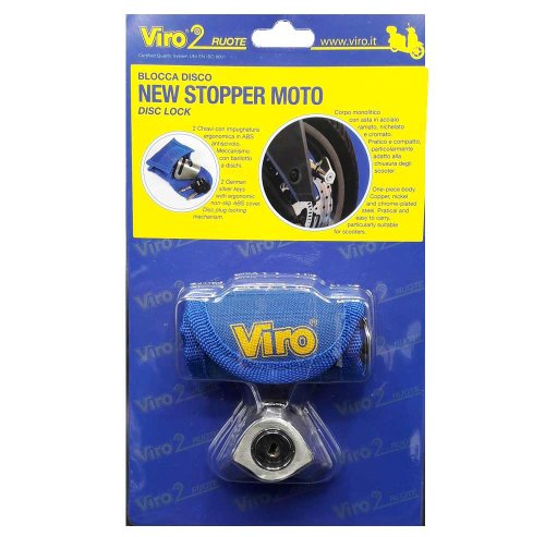 Lucchetto blocca disco moto VIRO 136 NEW Stopper